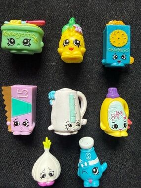 Shopkins Season 1 & 2 Characters with large Shopping Basket